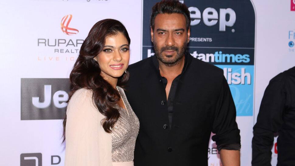 Ajay Devgn, Kajol visit Mahalakshmi temple in Kolhapur—Watch video