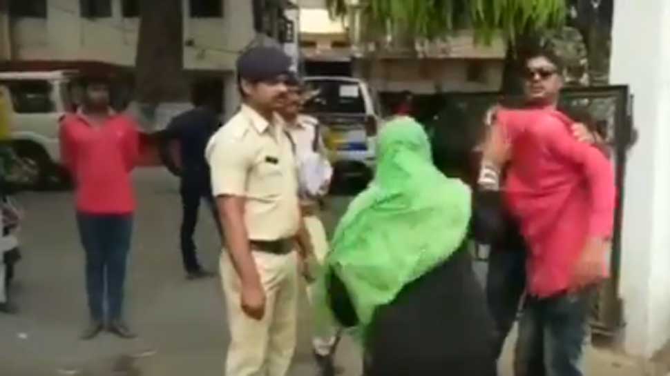 Mother of rape victim thrashes accused in police custody: Watch