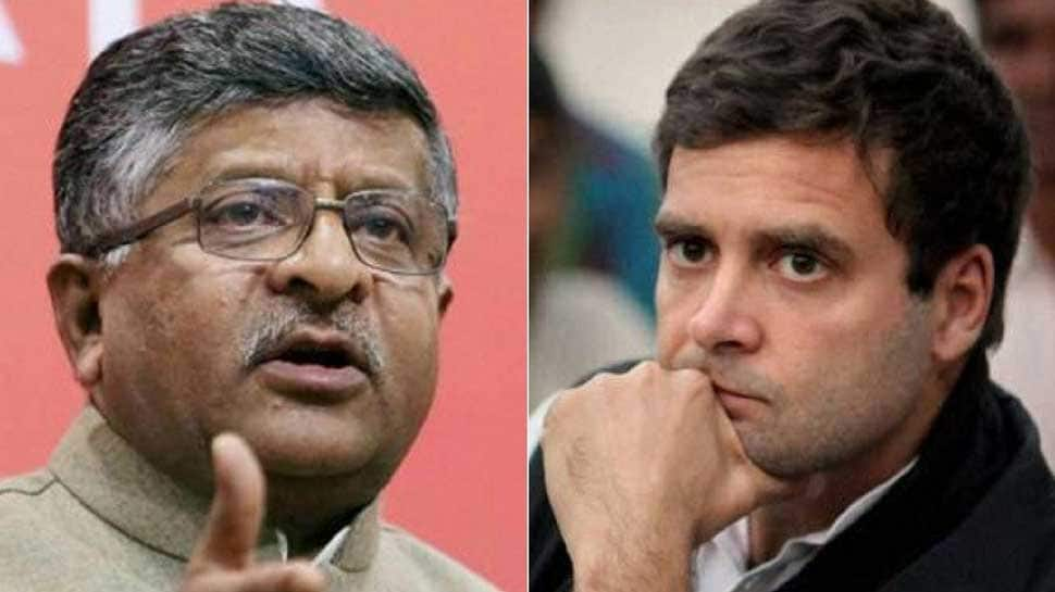 Twitter war between Rahul Gandhi, Ravi Shankar Prasad over Facebook data leak scandal