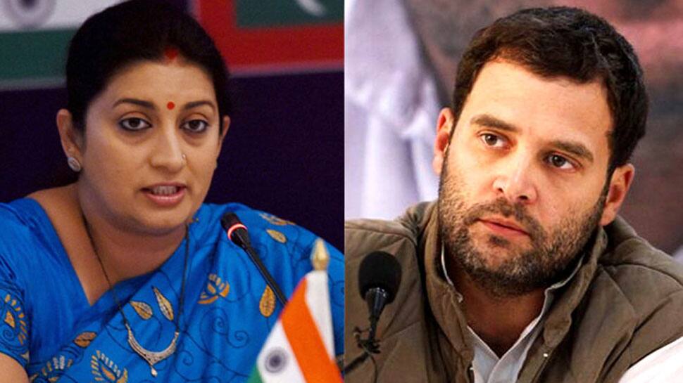 Even Chhota Bheem knows better: Smriti Irani hits back at Rahul Gandhi over &#039;data sharing&#039; issue