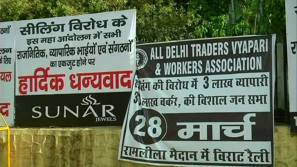 Complete shutdown in 2,500 markets in Delhi against sealing, massive rally to be held at Ramlila Maidan