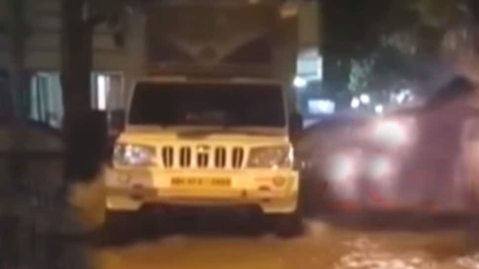 Video: Burst water pipeline in Mumbai hurls SUV into air