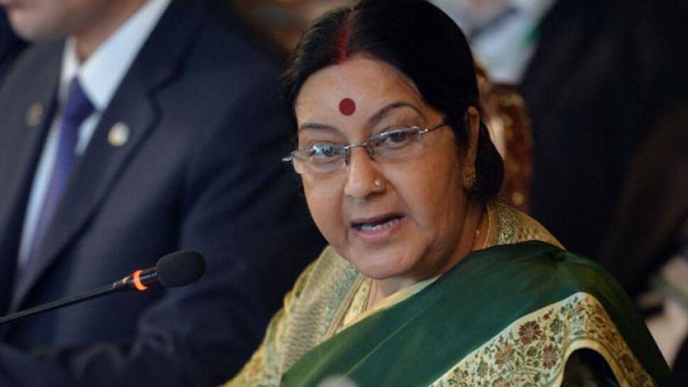 After embarrassment, Congress tweets new survey on Sushma Swaraj, asks her to retweet now