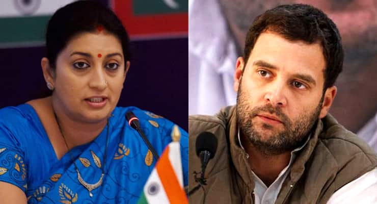 &#039;Is it natural for Congress to deal with money launderers?&#039;: Smriti Irani&#039;s frontal attack on Rahul Gandhi