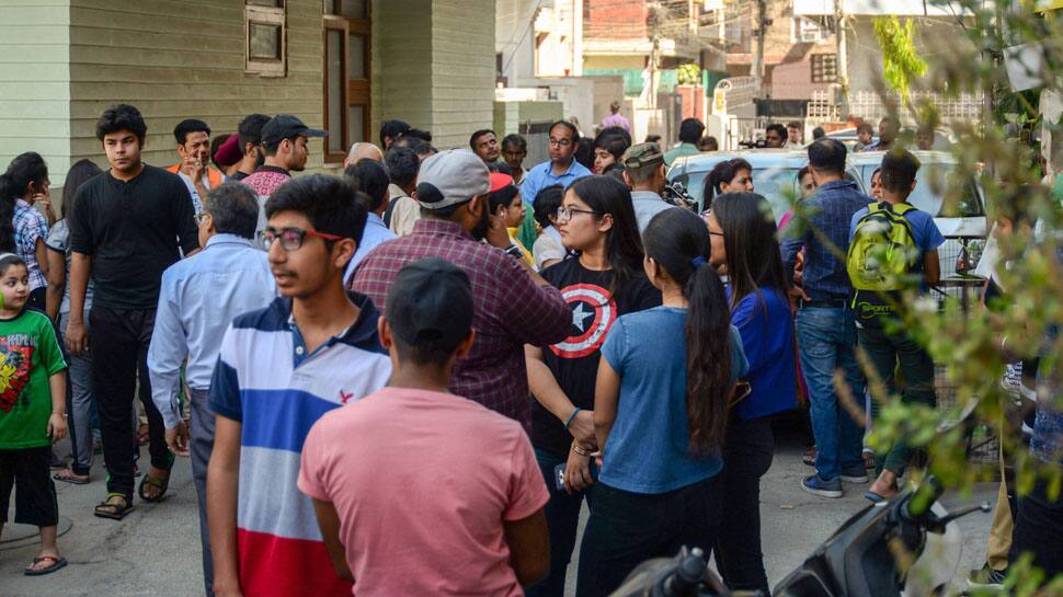 CBSE paper leak Students and activists protest In Pic News Zee News
