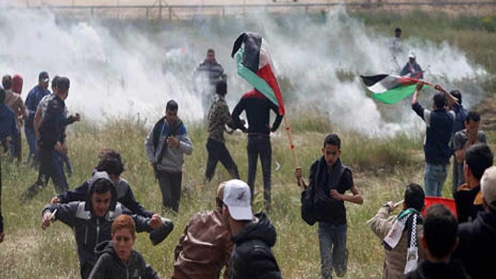 Seven Palestinians killed, hundreds injured in Gaza clashes