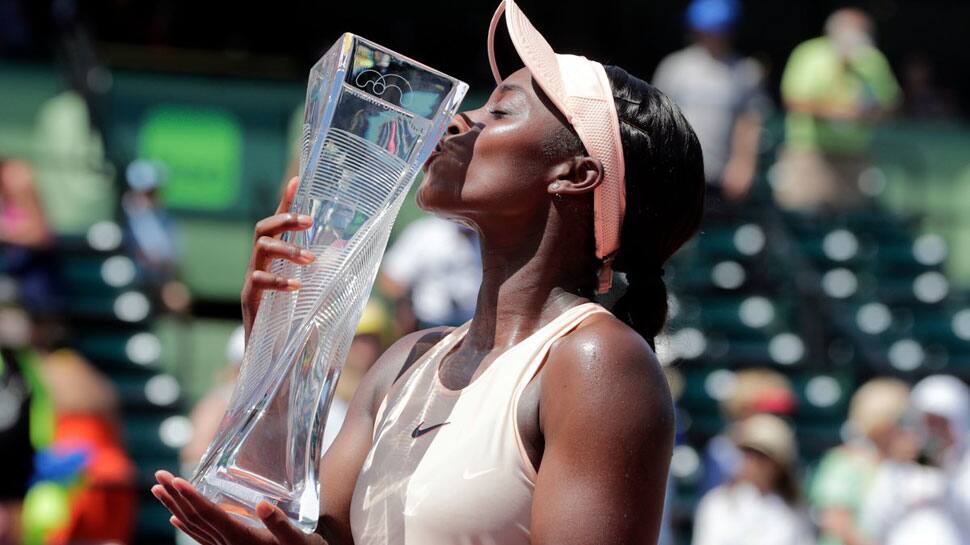 Sloane Stephens downs Jelena Ostapenko to win Miami Open