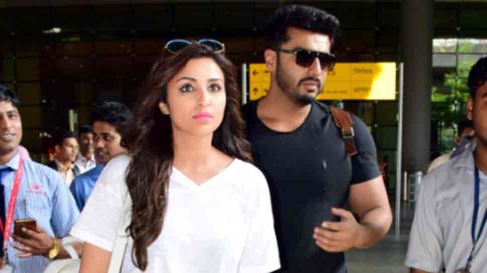 Arjun, Parineeti wrap up first schedule of &#039;Namastey England&#039;, arrive in Mumbai: See pics