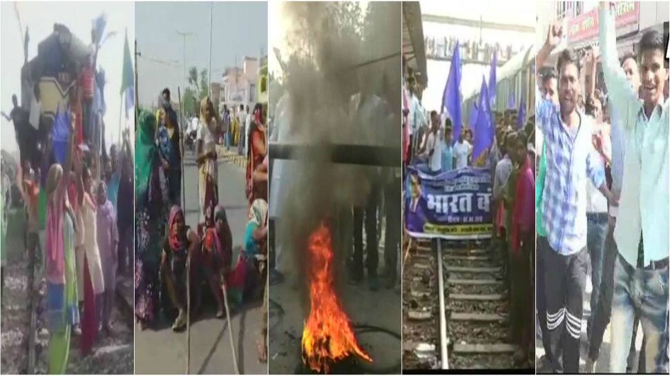 Bharat Bandh: Violent protests in Agra, train services halted in Punjab, Bihar, Odisha