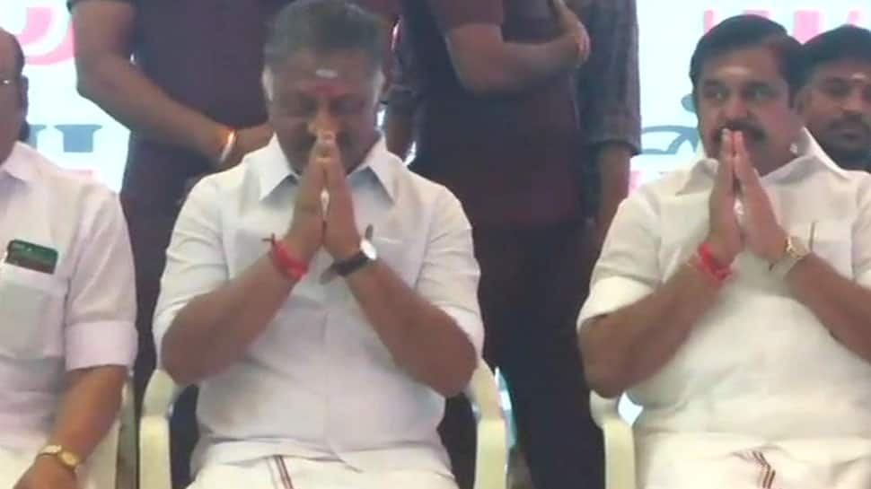 Demanding Cauvery Mangement Board, E Palaniswami-O Panneerselvam sit on hunger strike