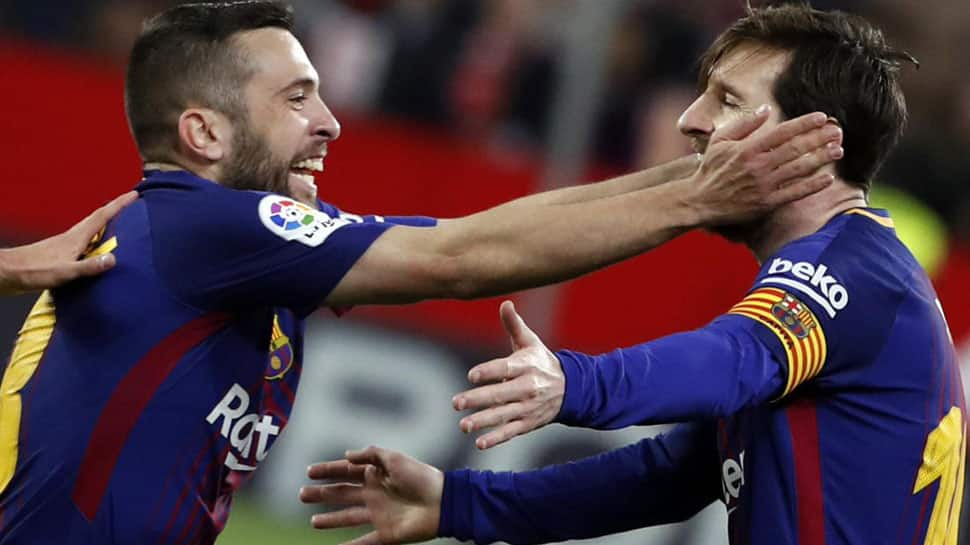 Barcelona feeling better than in treble year: Jordi Alba