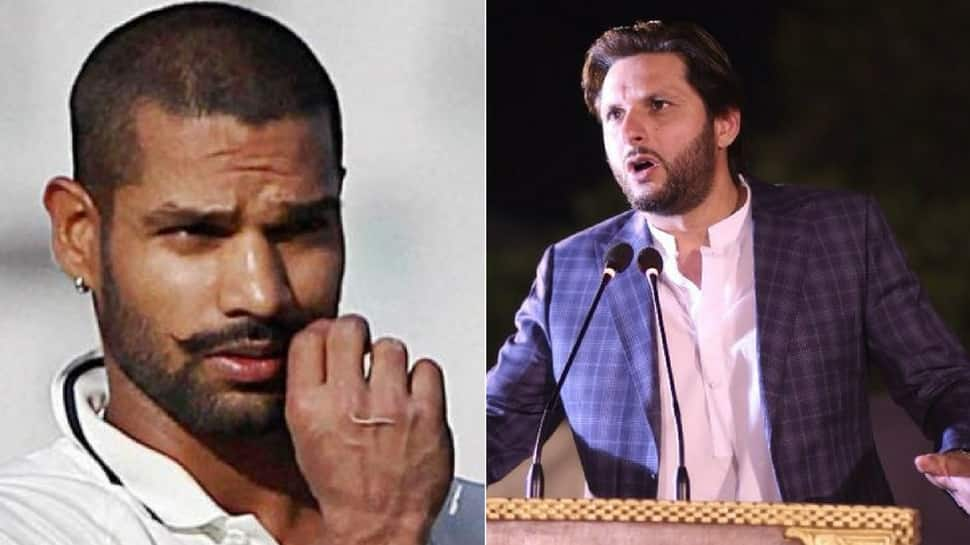 &#039;Apna dimaag mat lagao&#039;: Shikhar Dhawan lashes out at Shahid Afridi for raising Kashmir issue