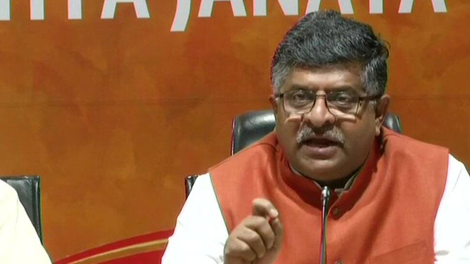 Congress, SP, BSP raking up Dalit issue, Babasaheb Ambedkar&#039;s ideals for political gains: Ravi Shankar Prasad BJP