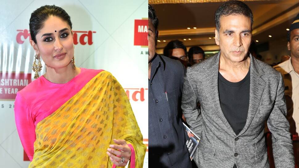 Kareena, Akshay honoured at the Lokmat Maharashtrian of the Year Awards