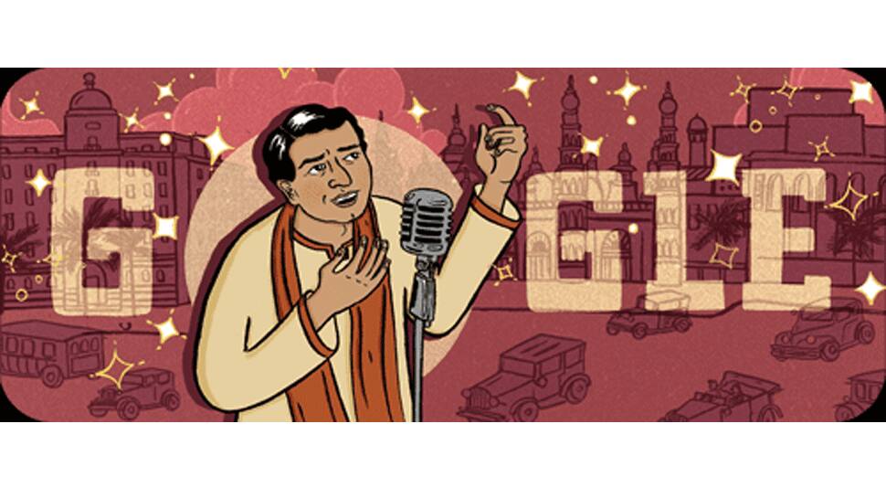 Google Doodle remembers KL Saigal&#039;s on 114th birth anniversary