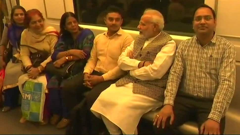 Watch: PM Modi surprises metro commuters, inaugurates Ambedkar Memorial