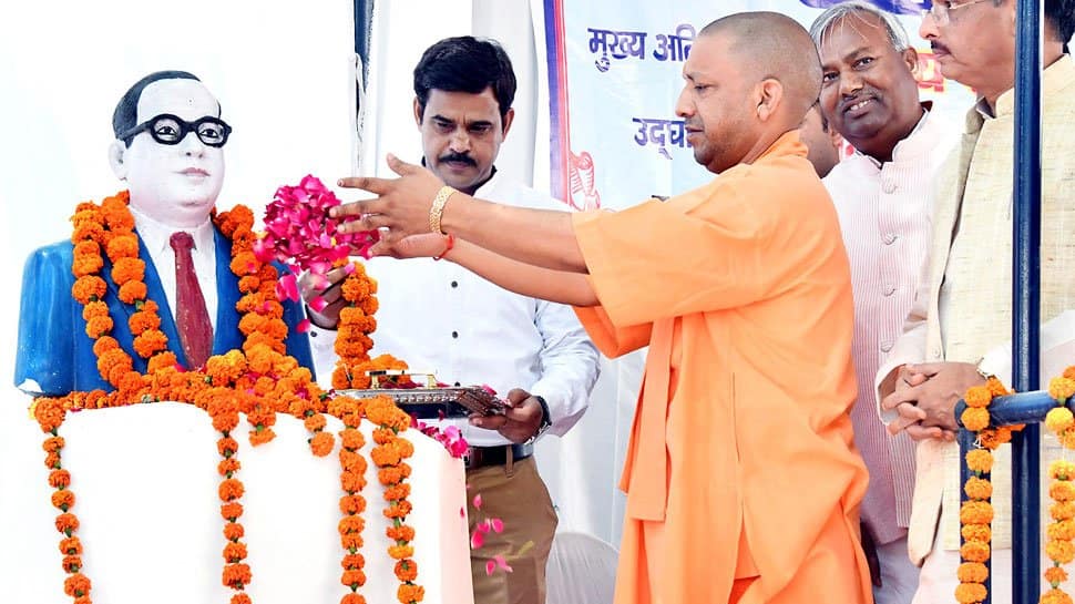 UP CM Yogi Adityanath honoured with title of &#039;Dalit Mitra&#039; on Ambedkar Jayanti