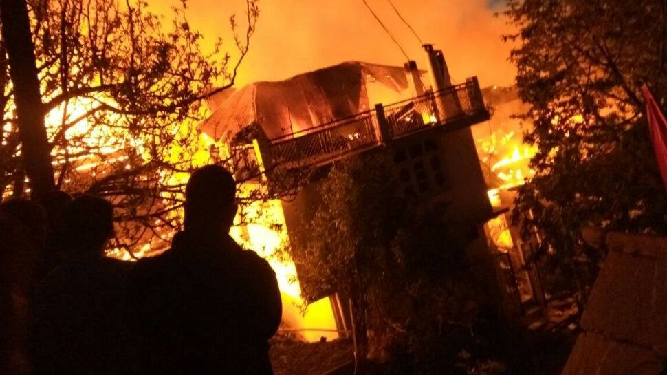 Massive fire engulfs 40 houses in village near Shimla