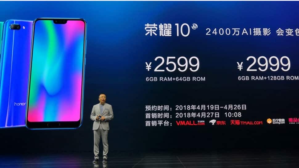 Honor 10 with dual-rear cameras launched: Price, specs and more