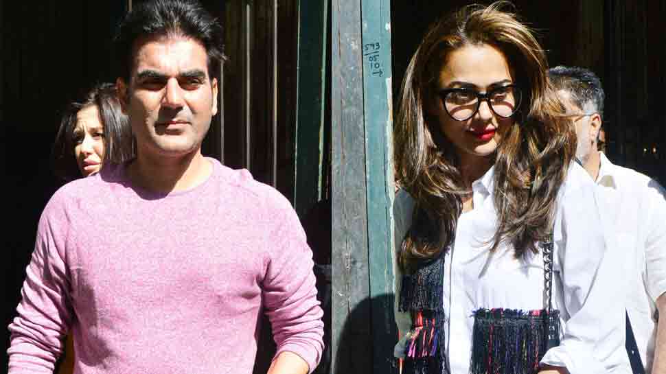 Arbaaz Khan, Amrita Arora chill out at Pali Beach resort — See photos