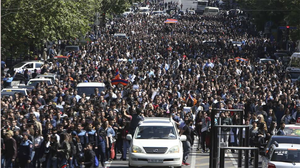 Armenian PM quits after nearly two weeks of street protests