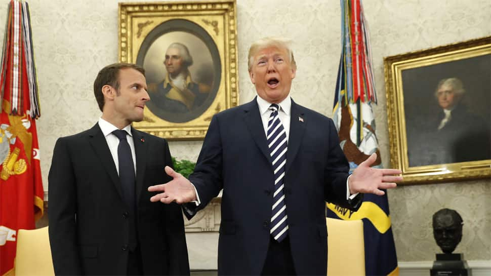 Trump, Macron call for new nuclear deal with Iran