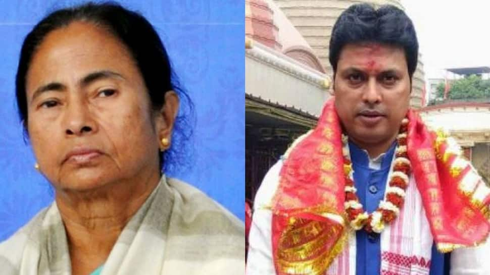 Get your brain examined, visit temple for peace: Tripura CM Biplab Kumar Deb&#039;s advise to West Bengal CM Mamata Banerjee