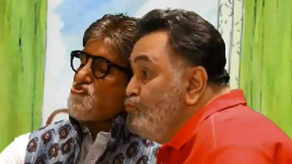 Hey KJo, you have got real pout competition from Big B and Rishi Kapoor—Watch