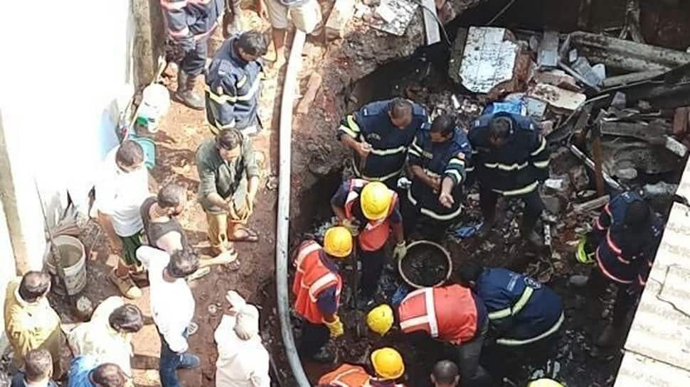 Public toilet complex collapses in Bhandup in Mumbai, two dead