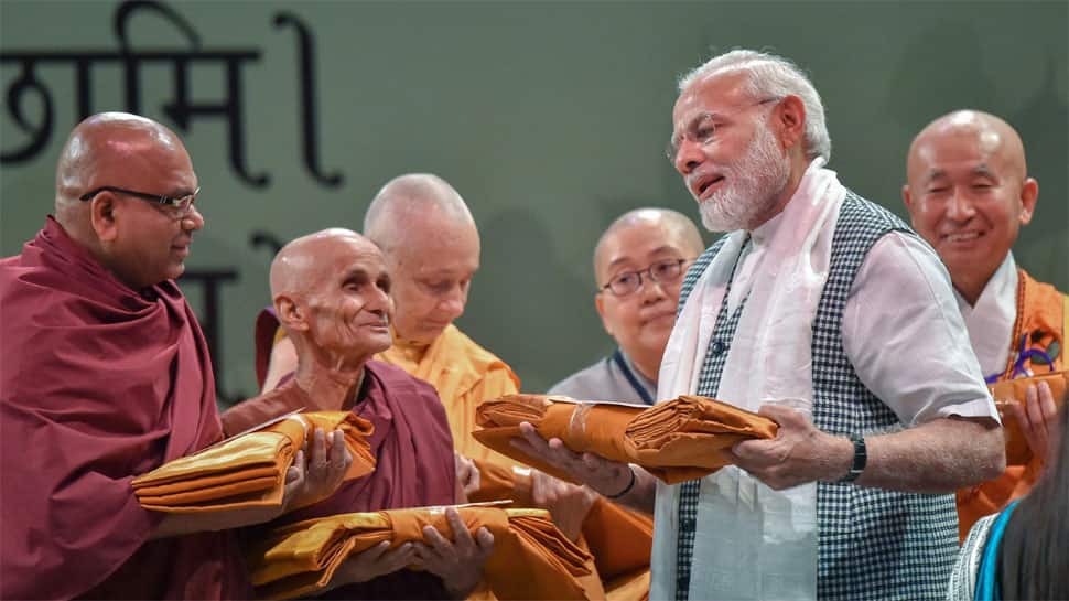 India has never been an aggressor, nor an encroacher, says PM Modi at Buddha Purnima event