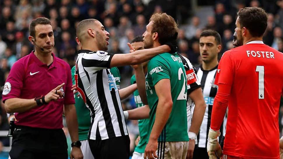 FA charges Newcastle United&#039;s Islam Slimani with violent conduct