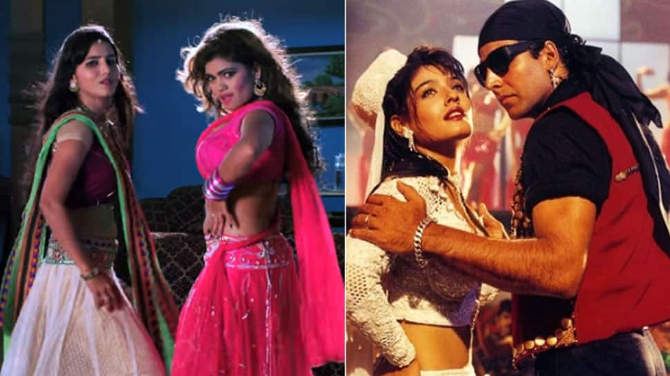 Watch Bhojpuri version of Raveena Tandon&#039;s superhit song &#039;Tu Cheez Badi Hai Mast&#039; and decide which one you like!