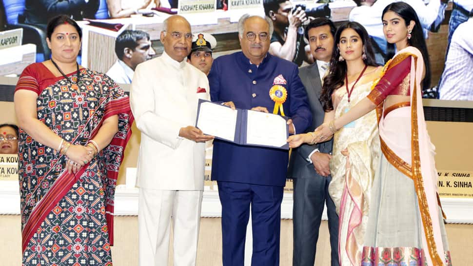 Anil Kapoor proud to see Janhvi, Khushi accept honour for Sridevi