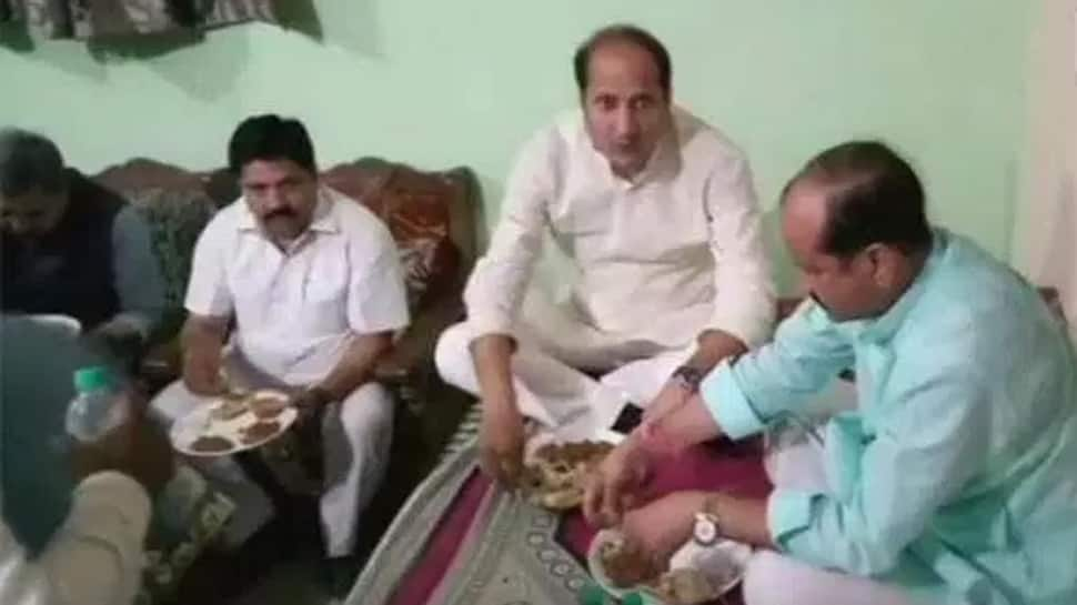 Dare anyone to prove the food was not cooked by villagers, UP minister Suresh Rana defends self