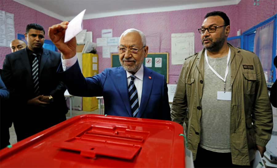 Tunisia&#039;s Ennahda claims victory in landmark local elections