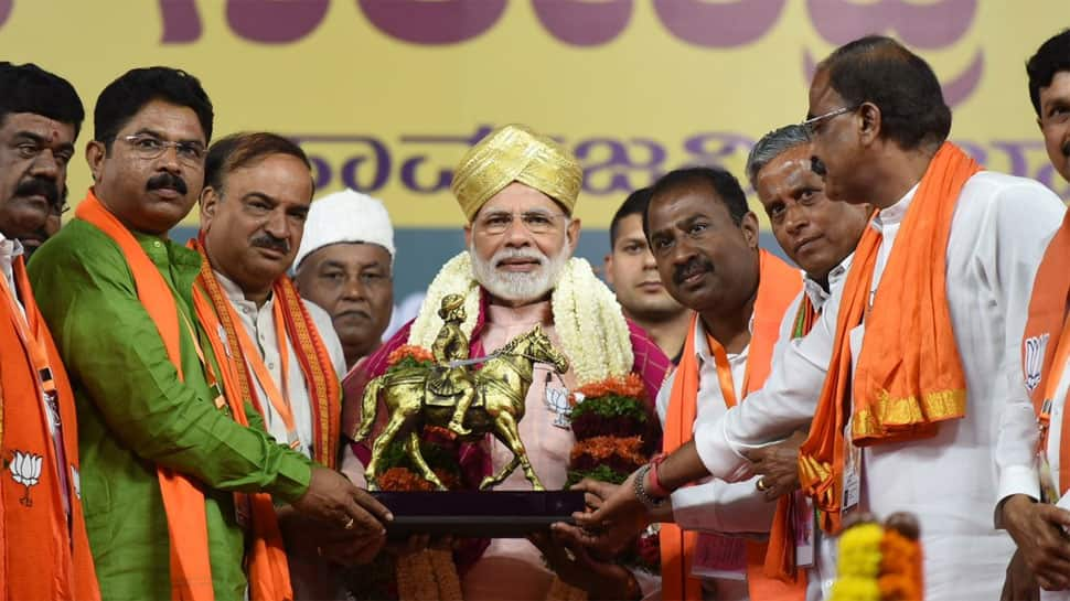 Congress trying to find excuses for impending defeat in Karnataka polls: PM Modi