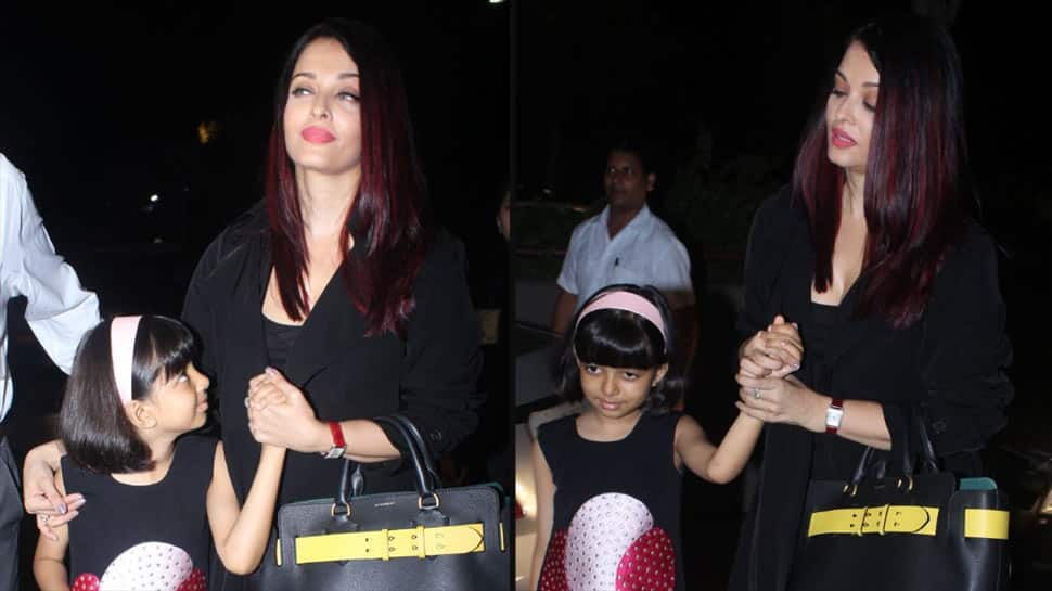 Aishwarya Rai Bachchan, daughter Aaradhya leave for prestigious Cannes Film Festival — See pic