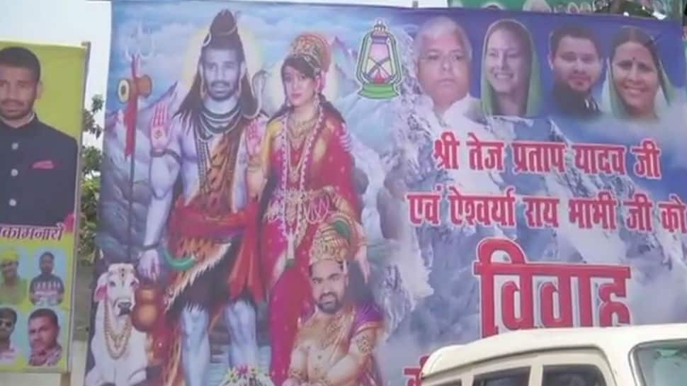 Tej Pratap and Aishwarya Rai as Shiv and Parvati? Poster sparks outrage