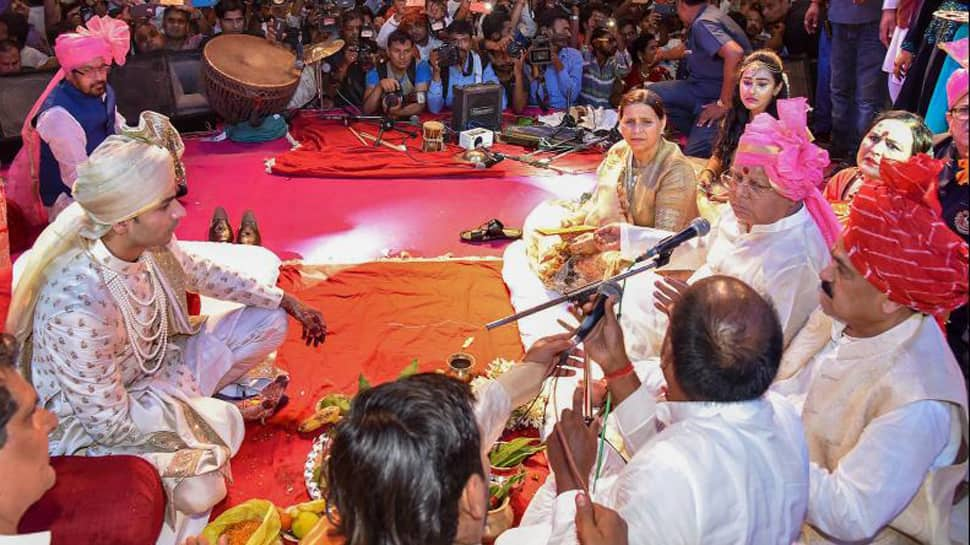 Tej Pratap Yadav ties the knot with Aishwarya Rai