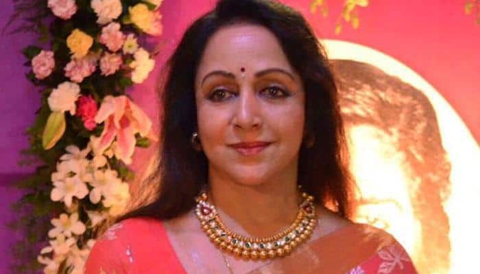 Hema Malini has a narrow escape as tree falls in front of her convoy in Mathura