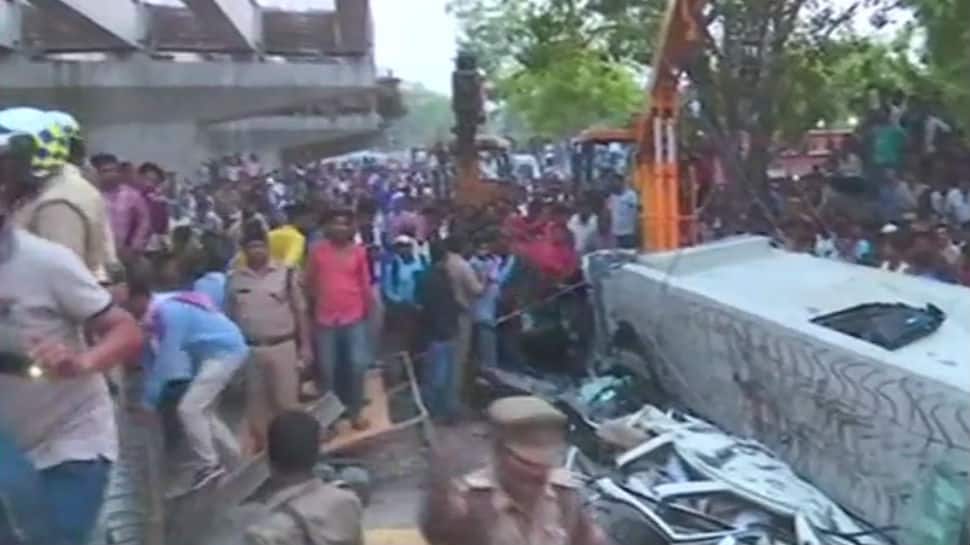 Under-construction flyover collapses in Varanasi, at least 18 feared dead