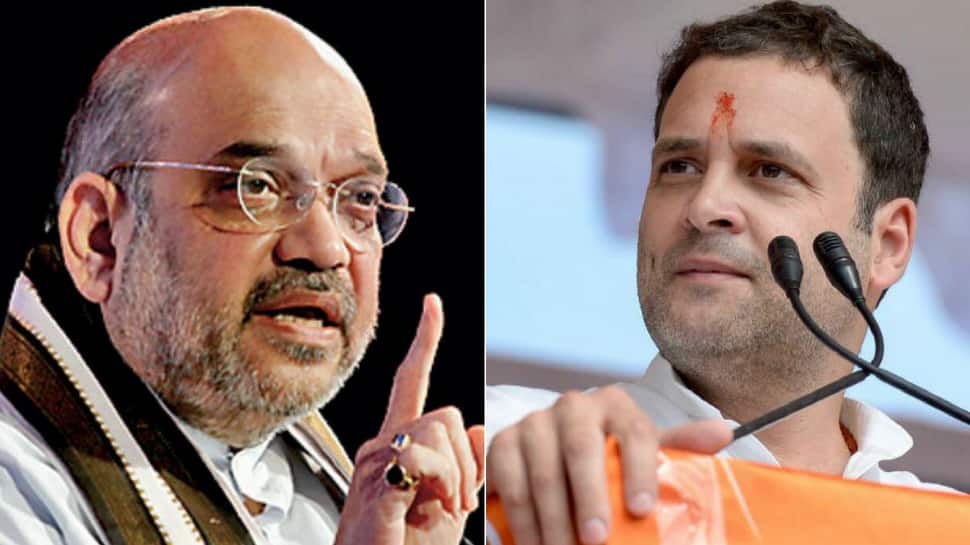 Rahul Gandhi vs Amit Shah over &#039;murder of democracy&#039; in Karnataka