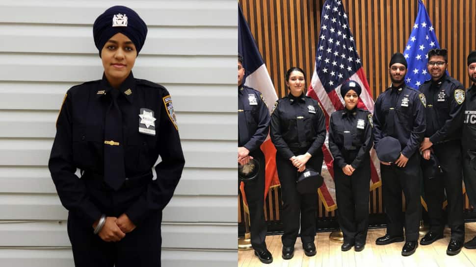 First female turbaned Sikh auxiliary police officer inducted into New York Police