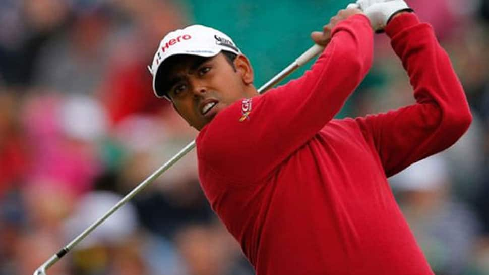 Anirban Lahiri slips in windy and gusty conditions at Byron Nelson