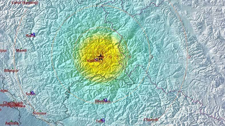 Earthquake of magnitute 4.1 hits Himachal Pradesh&#039;s Kinnaur