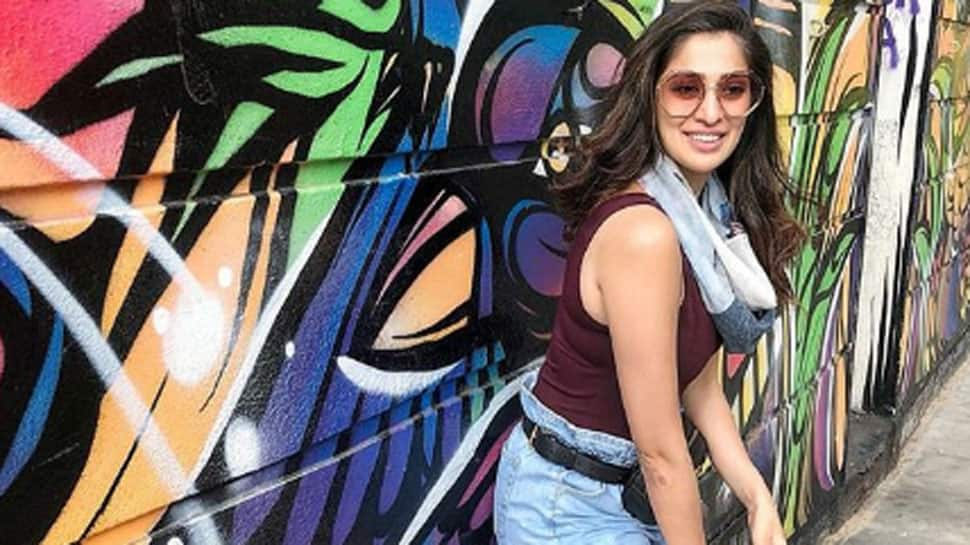 South sensation Raai Laxmi exudes oomph while posing with superbike—Pics 