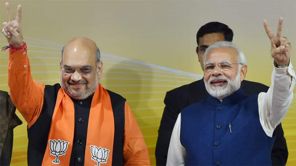 Modi government&#039;s 4 years: BJP readies blitzkrieg; PM, Amit Shah to lead from the front