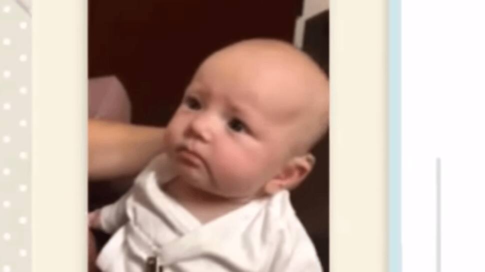 Baby&#039;s heart-warming expressions on hearing mother&#039;s voice for the first time will make you teary-eyed - Watch