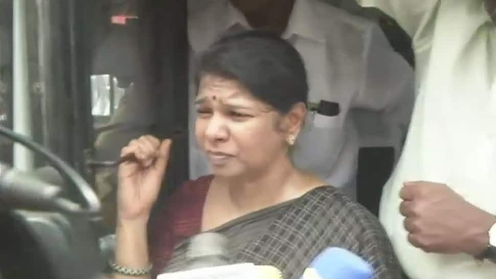 DMK MP Kanimozhi detained during protest against police firing in Thootikudi