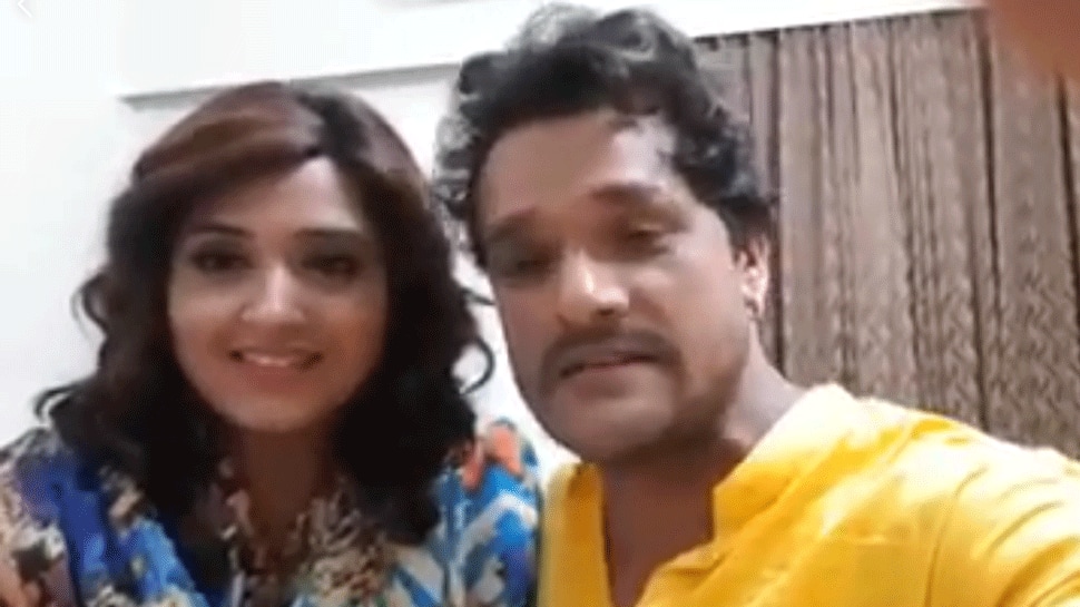 Khesari Lal Yadav and Kajal Raghwani thank fans for giving Dulhin Ganga Par Ke a bumper opening - Watch